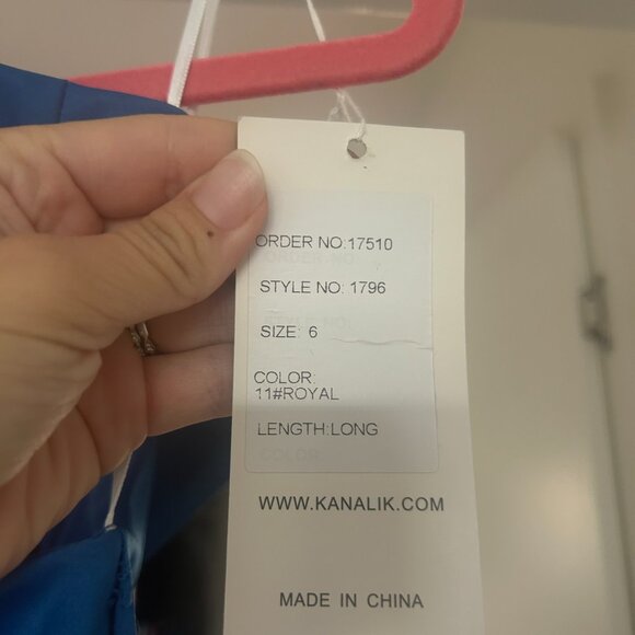 Kanali K Royal Blue Formal Dress - Picture 4 of 5